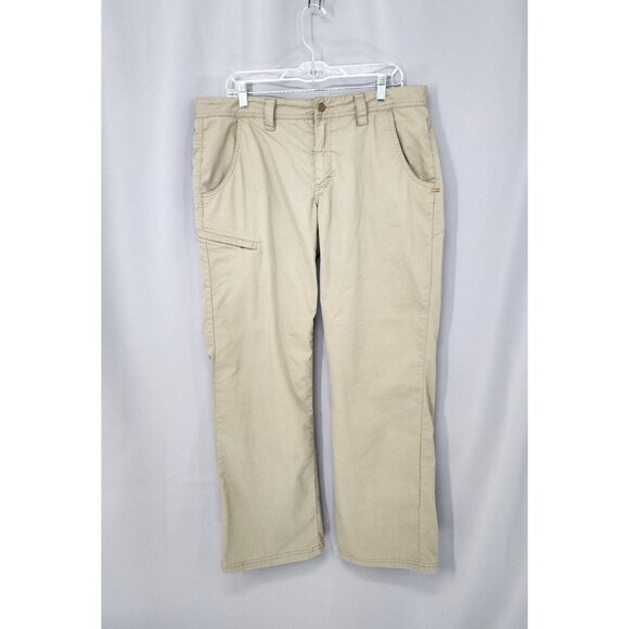Toad & Co Pants Men 36X31 Khaki Cargo Straight Leg Outdoor Hiking Utility - Picture 1 of 13